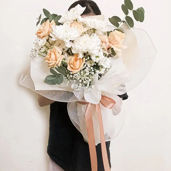 Pastel Tone Bouquet- Buket Bunga Krisan