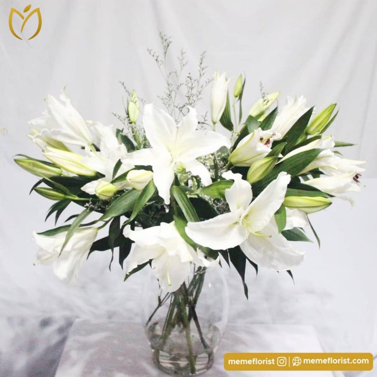Bunga Meja Lily Casablanca