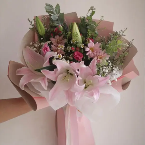 buket bunga lily