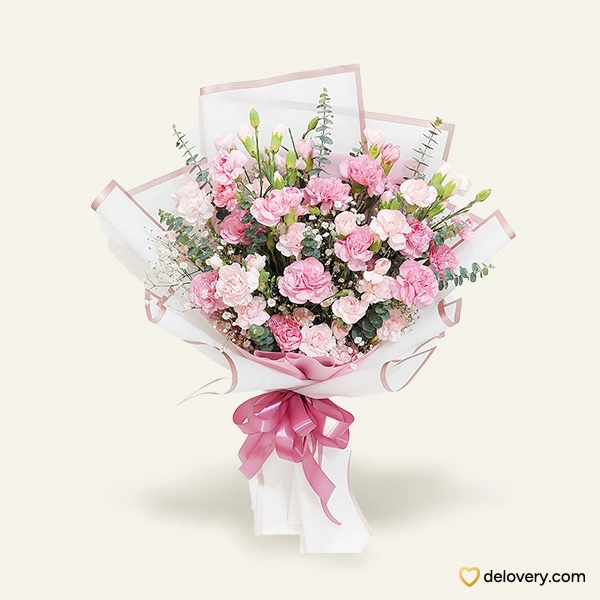Buket Double Carnations