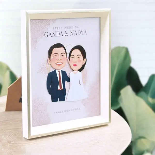 karikatur sebagai hadiah