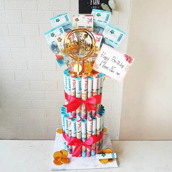 Buket Uang untuk Ulang Tahun