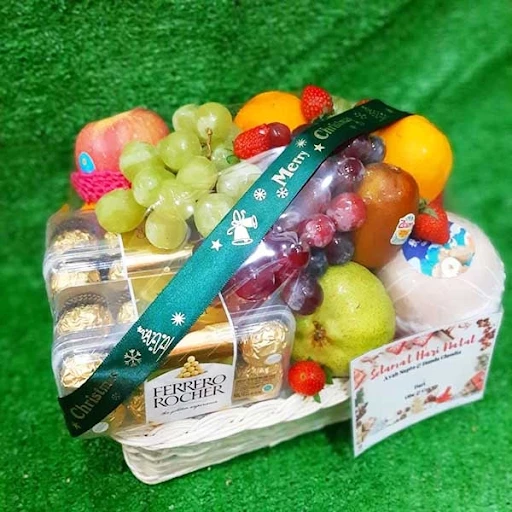 Kado Natal Parcel Buah - Festive Fruits