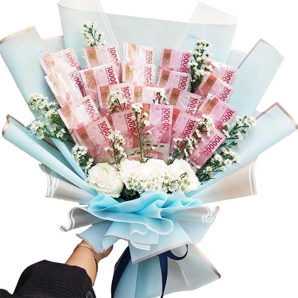 Buket Uang untuk Hadiah di Hari Ibu atau Ayah