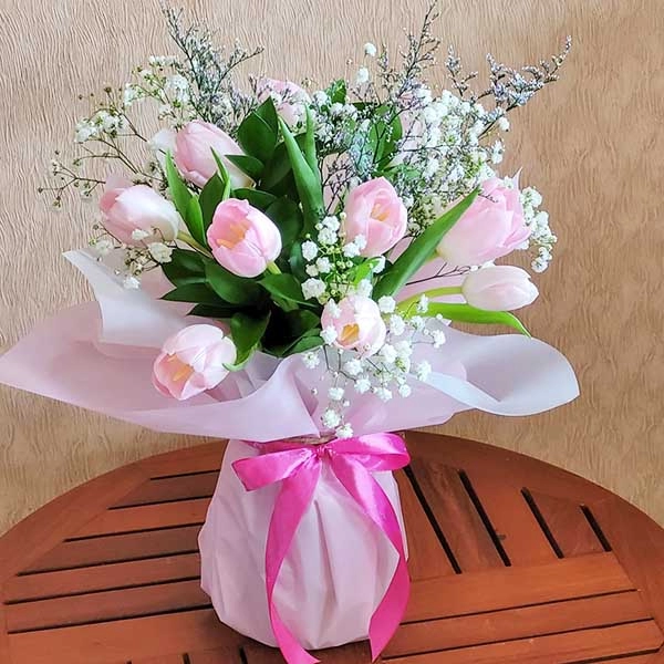 buket bunga Premium Love Tulip