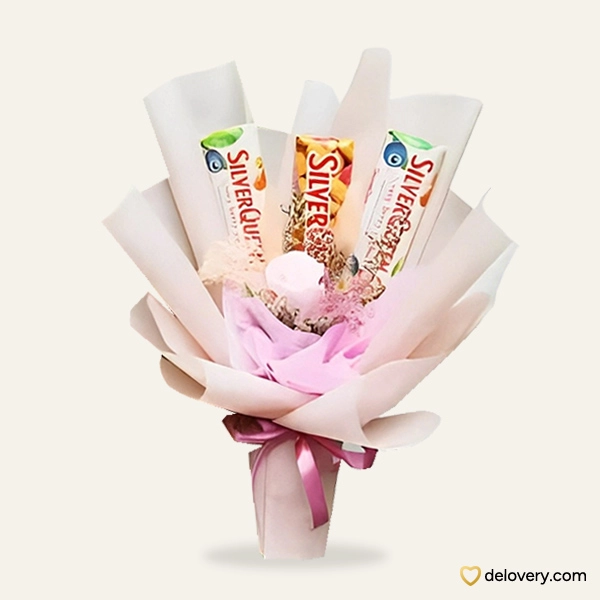 Buket Bunga dan Cokelat Choco Harmony