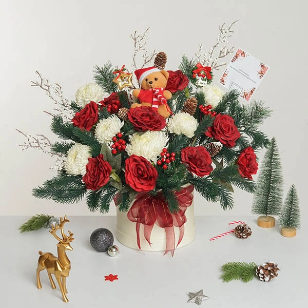 Buket Bunga Scarlet Bloombox
