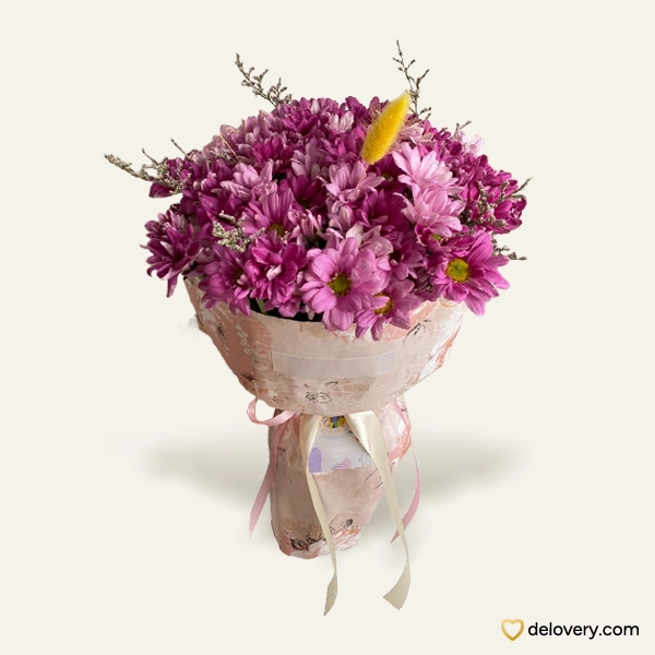Buket bunga Pinkish Aster