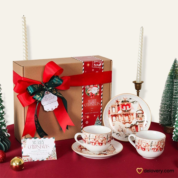 Set Peralatan Makan Snow Glass Hampers