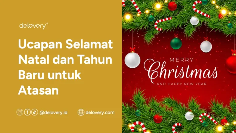 Ucapan Selamat Natal dan Tahun Baru untuk Atasan