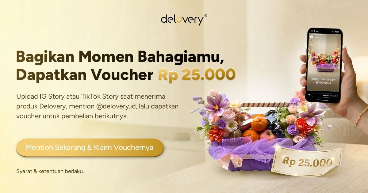 Bagikan Momen Bahagiamu, Dapatkan Voucher Rp 25.000