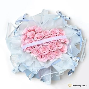 25 Petals of Pink Whisper (Soap Flower)