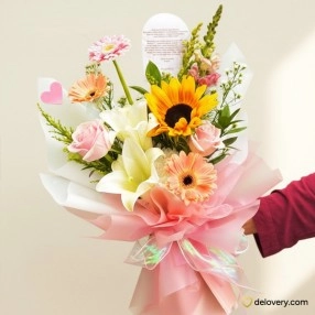 Angelic Pink Blossom Bouquet