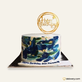 Art Birthday Cake