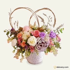 Blushing Lilac Arrangements (Artificial)