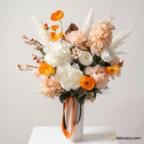 Autumn Peach Garden (Artificial)
