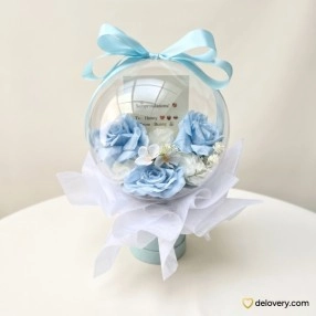 Azure Bloom Sphere