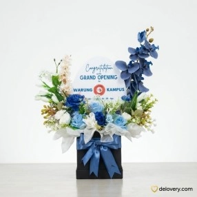 Azure Crystal Bloom