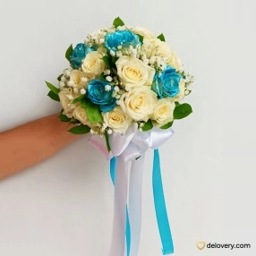 Azure Veil Bouquet
