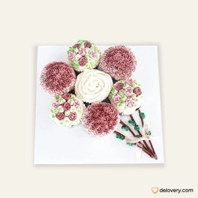 Floral Blossom Cupcake