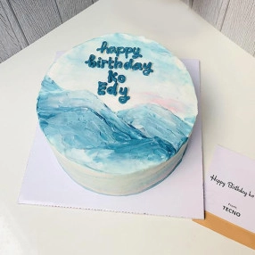 Blue Delight Cake
