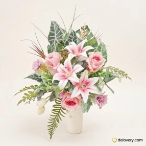 Blush Lily Tropical (Artificial)