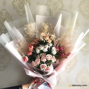 Blush Petal Garden (Artificial)