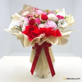 Blush Ruby Bouquet (Artificial)