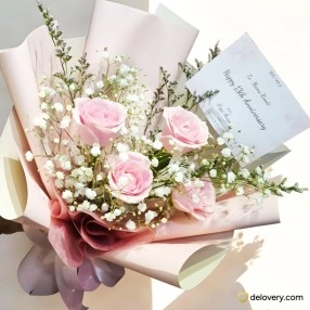 Blushing Floral Indulgence