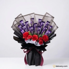 Cadburry Parade -with Artificial Flower