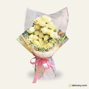 Chic Blossoms White