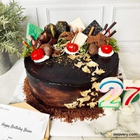 Choco Fortune Cake
