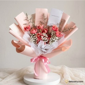 Coral Tulip Serenade