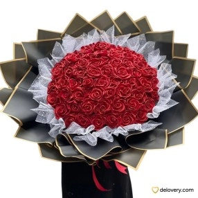 Crimson Grandura (Satin- 60 stems)