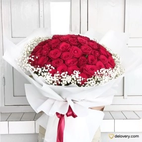 Crimson Vow (75 stems)