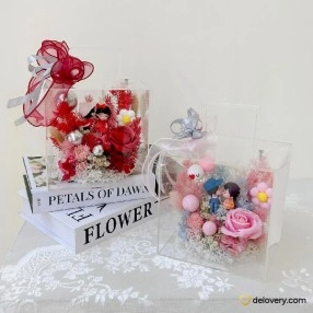 Cupid Couple Acrylic Box