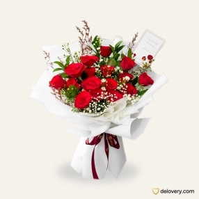 Diamond Rose Bouquet