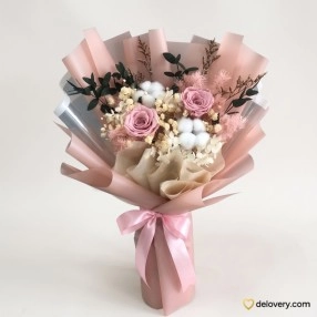 Dusty Mauve Solace (Preserved Flower)