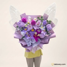 Enchanted Violet Wings (Pipe Cleaner)