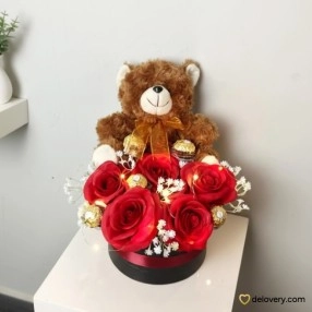 Eternal Heart Bloom Box (Artificial)