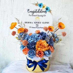 Floral Acrylic Box (Artificial)