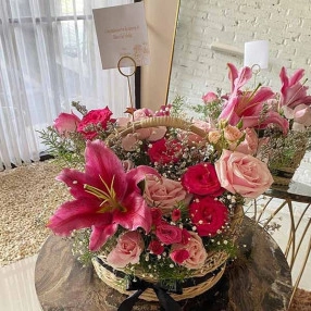Fuchsia Basket