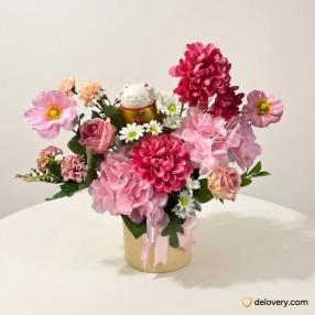 Fuchsia Peony Bloom (Artificial)