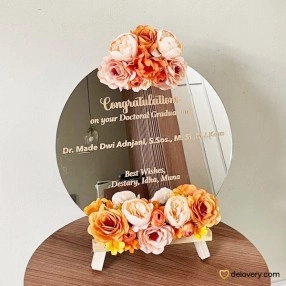 Gilded Mirror Plaque