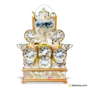 Gilded White Elegance