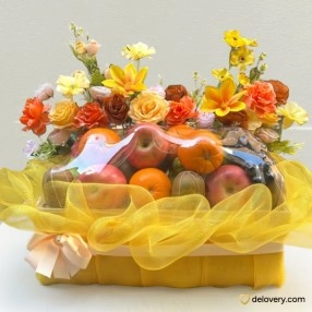 Golden Citrus Basket