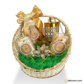 Golden Serenity Basket