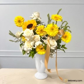 Golden Solstice Vase