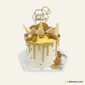 Grace and Gold Cake