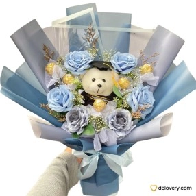 Grade Blue Bliss (Artificial Flower)